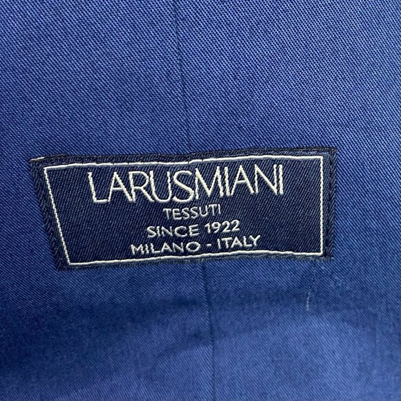 NWT J.CREW Ludlow Cotton Blazer Sport Coat Men's 36R Larusmiani Blue - Picture 6 of 15